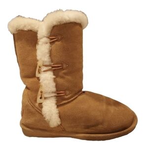 Guide GEAR Womens Suede sherpa snow boots sz 9